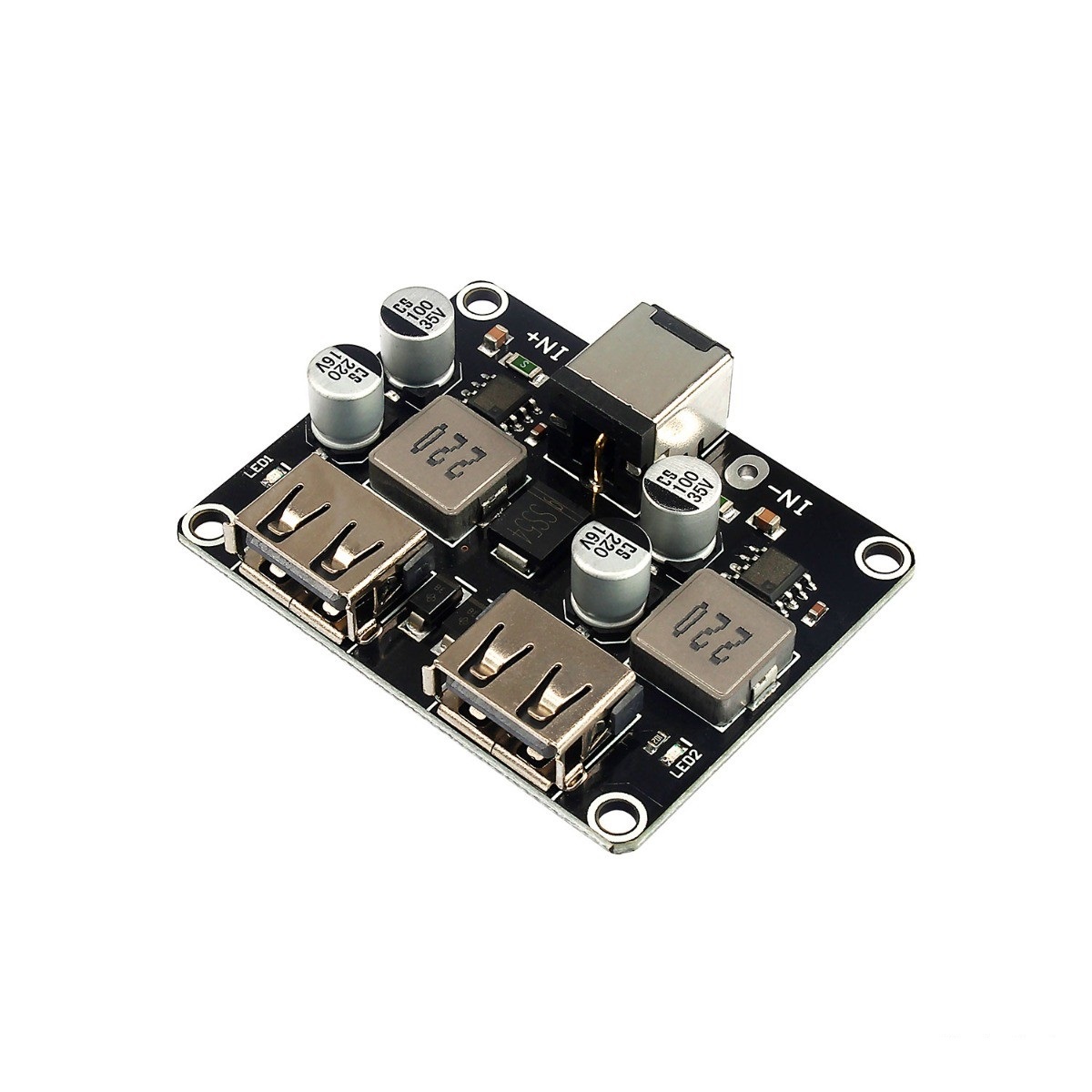 ماژول فست شارژ کاهنده ولتاژ QC3.0 با دو خروجی USB