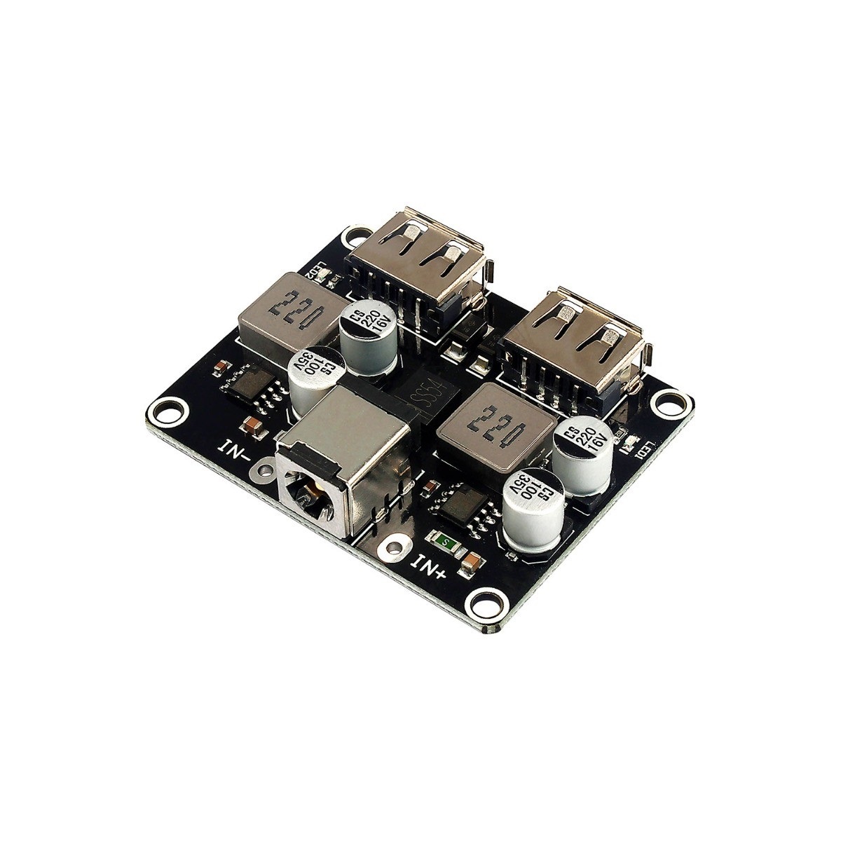 ماژول فست شارژ کاهنده ولتاژ QC3.0 با دو خروجی USB