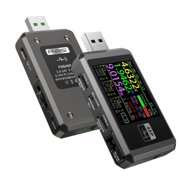 تستر فست شارژ USB (ولتاژ و جریان) FNIRSI مدل FNB48P
