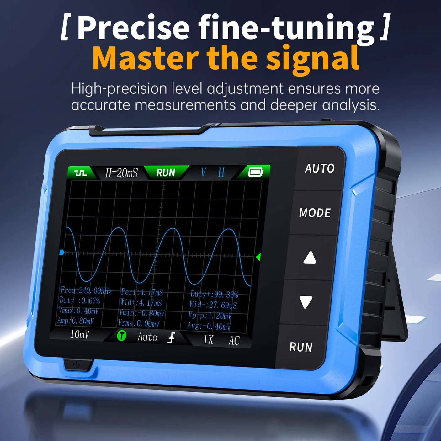مینی اسیلوسکوپ و فانکشن ژنراتور FNIRSI مدل DSO-510